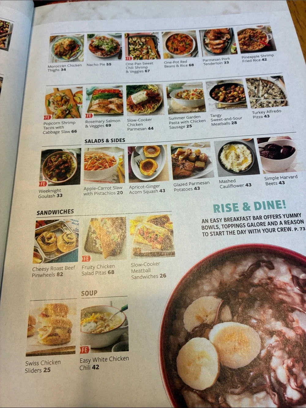 Lot of three Taste of Home cookbook Magazines